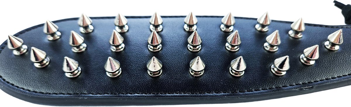 BNDGx® - Zweep spanking - Nep leer - Extreme BDSM - Ijzeren noppen - Sex toys - Seks speeltje