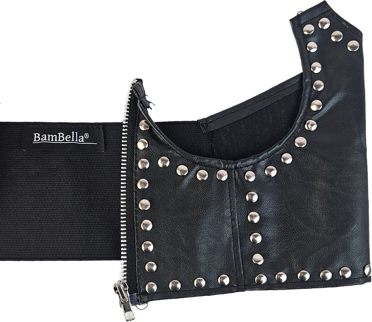 BamBella ® - Riem Maat S M L - Korset top Mode Body Gothic Goth taille riem met glitter korset belt