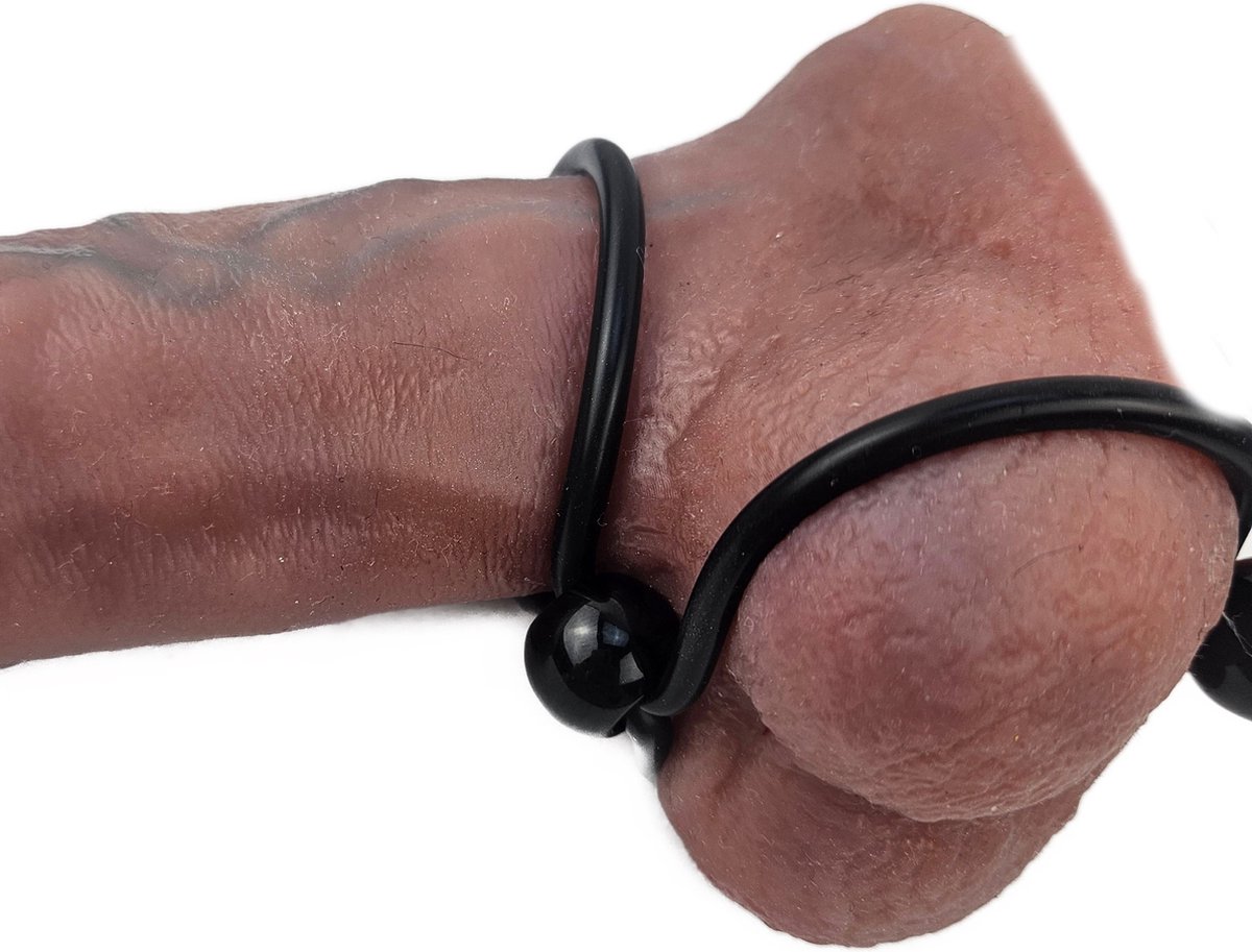 BNDGx® Verstelbare penis ring cock touw heren - kleine ballen cockring - verstelbaar siliconen voor man