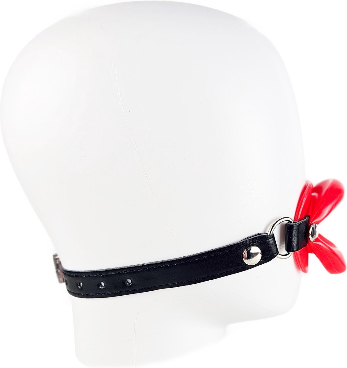 BNDGx® - Gag voor Blow job - Rood - Seks speeltje - mond strap masker bdsm fetish