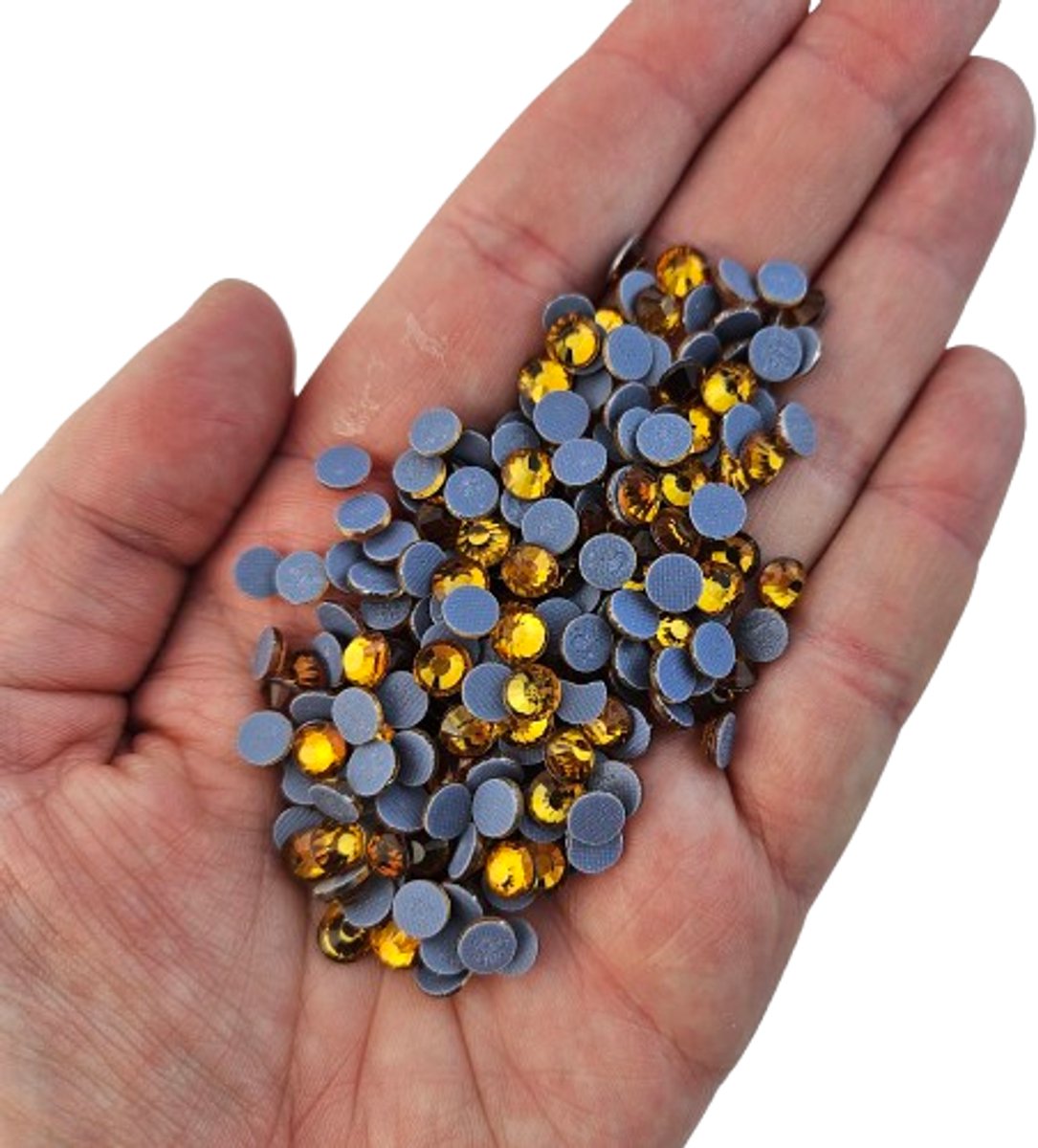 BamBella® - SS30 - Oranje - Hotfix strass Steentjes - 288 stuks - strass stenen glitters nail art kleding versieren