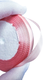 BamBella® - Satijn lint - 22 meter rol - Licht roze - 12 mm