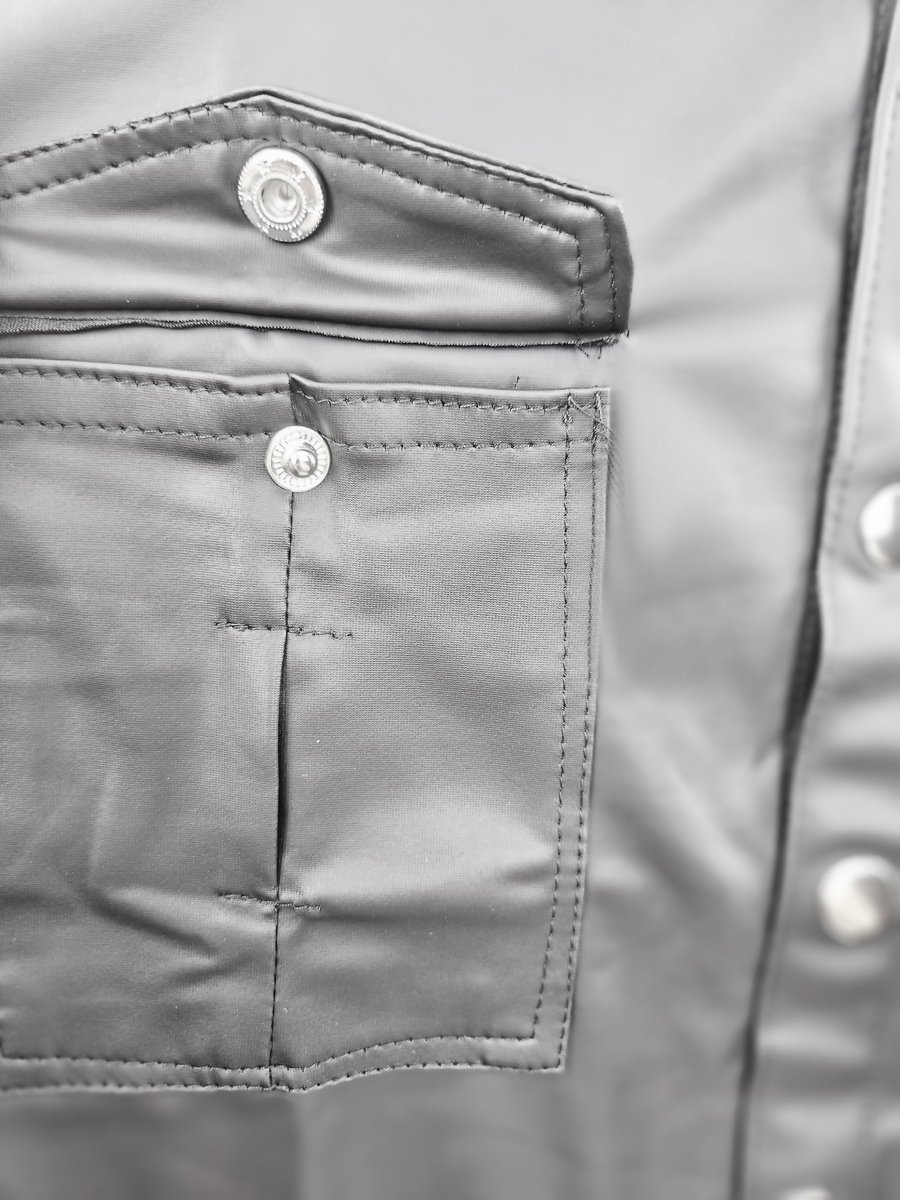 BNDGx® - Shirt overhemd Heren --    Wet look Mat -