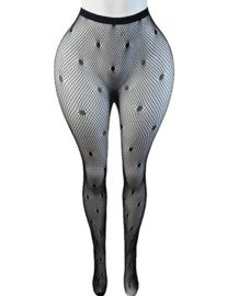 BamBella ® - Panty -Onesize - gaas maillot dunne pantys Dames - Onesize - sexy Erotische lingerie van kant