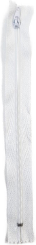 BamBella® Rits 20 cm niet deelbaar Wit dun klein japon kleding ritsen