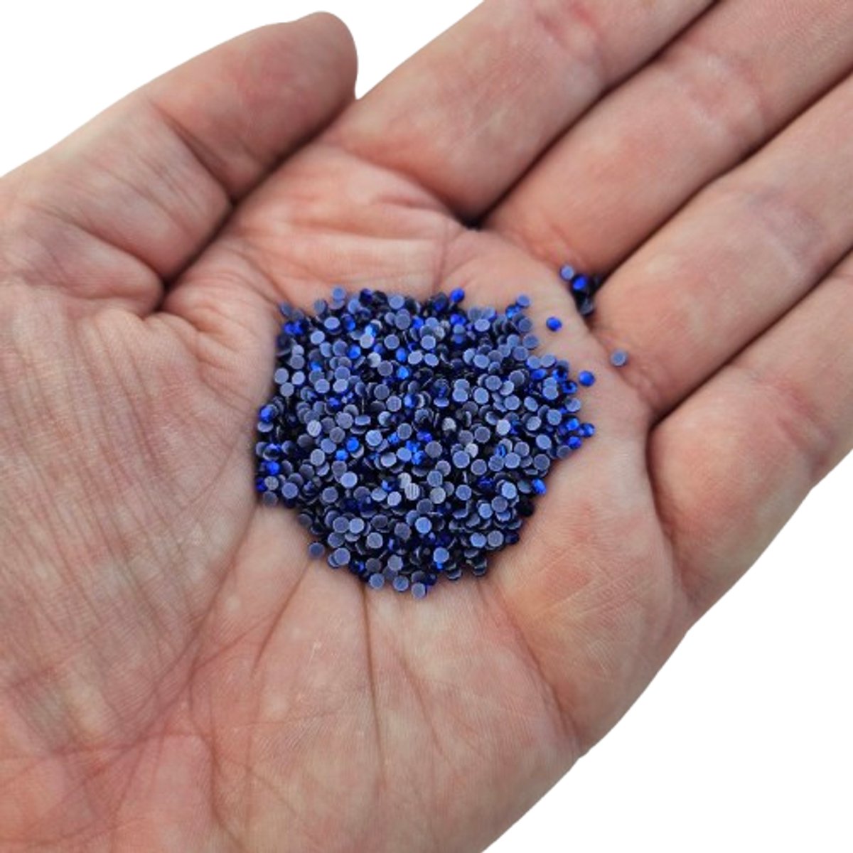 BamBella® - SS6 - Dpnkerblauw Multicolour -Hotfix strass Steentjes - 1440 stuks - AB strass stenen glitters nail art kleding versieren
