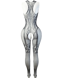 BamBella ® - Panty pak -Onesize - body suit - Dames - Onesize - Erotische jumpsuit van kant lingerie