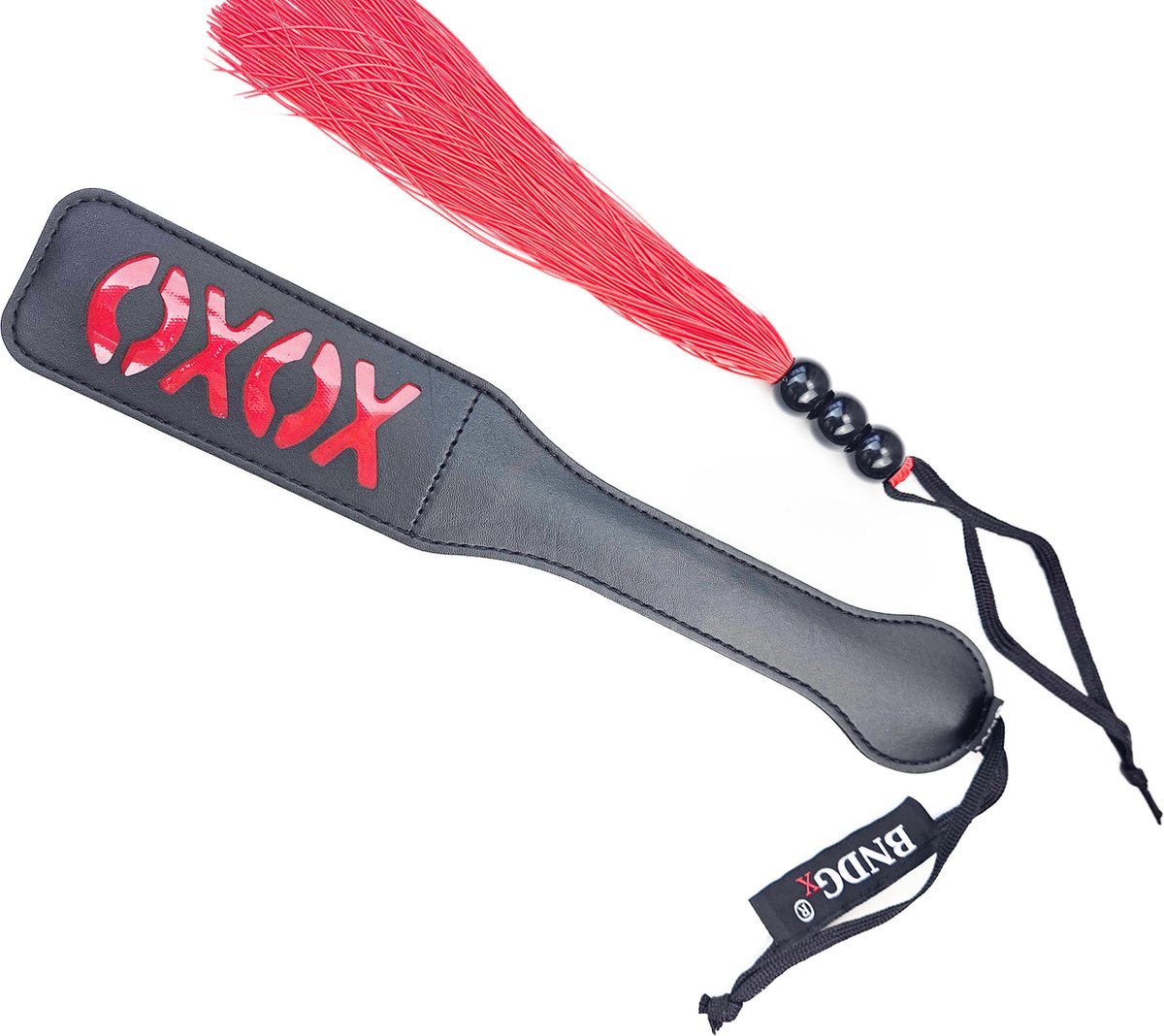 BNDGx® - Zweep spanking - 2 stuks - Nep leer - Extreme BDSM - Slave - Sex toys - Seks speeltje