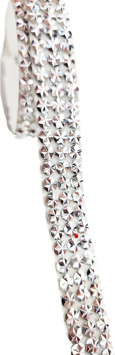 Plak lint strass steentjes 1.2 meter glitter plakband zelfklevend sterren glitters steen hotfix lintje 10mm versieren DIY knutselen meisjes craft art scrapbook