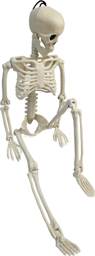Skull beweegbare pop poppetje skelet 39cm decoratie halloween horror