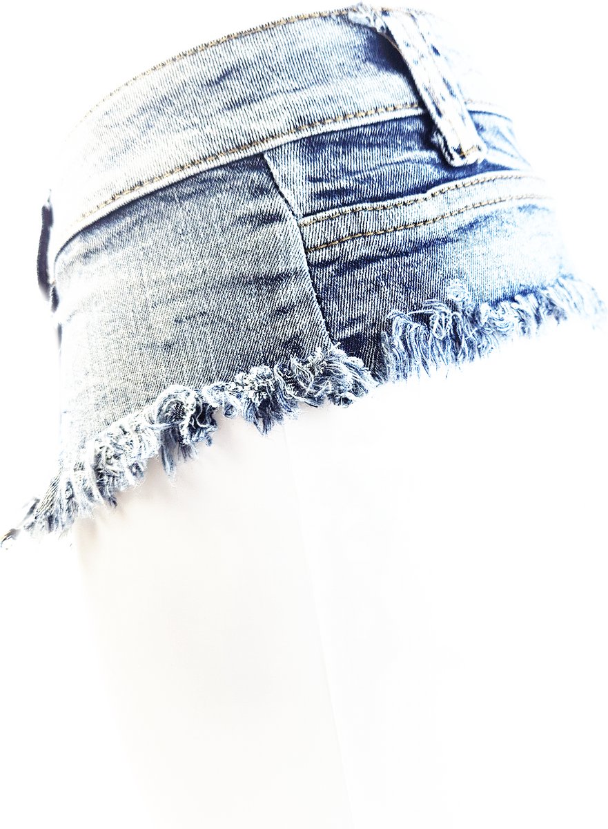 BamBella® Sexy Spijkerbroek short - Maat L/XL- Ultra korte shorts spijker stof