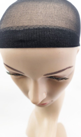BamBella® Wig Cap 2 stuks Zwart Mesh Pruik Rekbare Elastische Haarnet