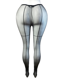 BamBella ® - Panty -Onesize - gaas maillot dunne pantys Dames - Onesize - sexy Erotische lingerie van kant