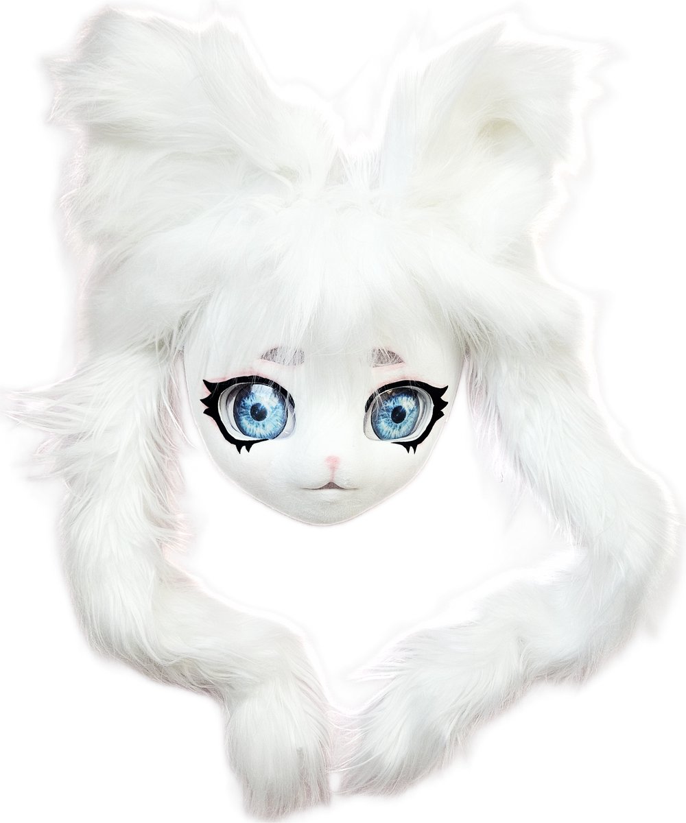BamBella® Luxe Grote Masker schattig grote ogen meisjes wit japanse meisjes kawaii stijl