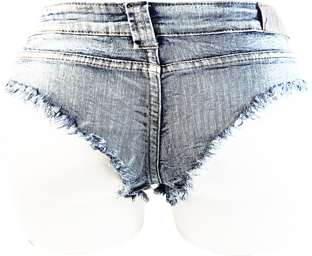 BamBella® Sexy Spijkerbroek short - Maat L/XL- Ultra korte shorts spijker stof