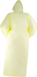BamBella® - Regenjas lang Dames Geel - Onesize - XS t/m XL Regen jas waterdicht met capuchon