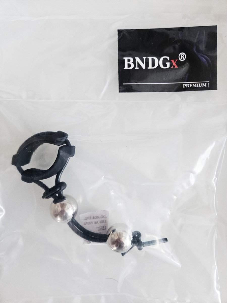 BNDGx® Verstelbare penis ring cock touw heren - metalen ballen cockring - verstelbaar siliconen voor man