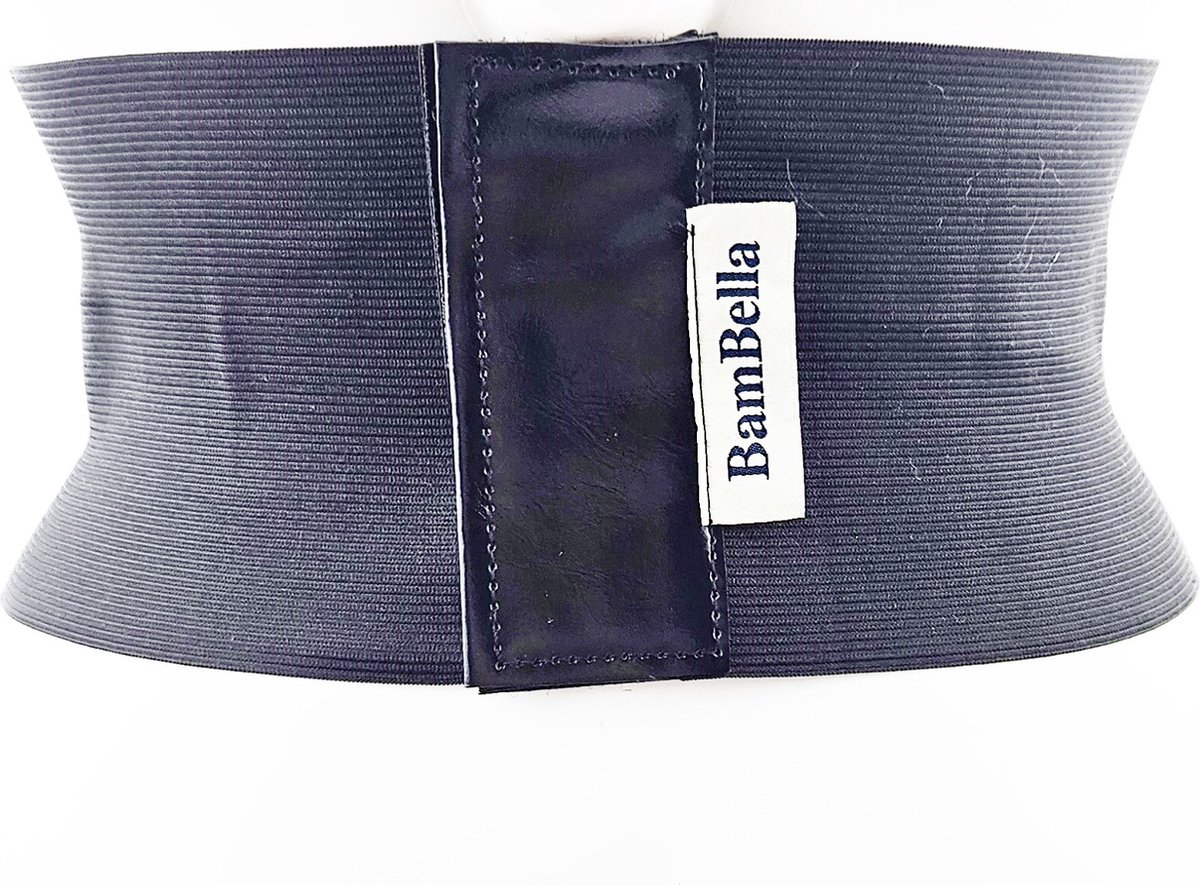 BamBella ® - Riem Mode Body Gothic met vetersluiting Verstelbaar zwart goth nep leer