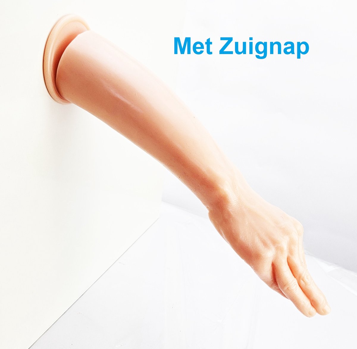 BNDGx® - Dildo - Extreem Grote Hand - 40cm - Licht bruin Lange dikke Realistisch Penis -Zuignap -Anaal BDSM SM Fetisch Seks speeltje