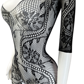 BamBella ® - Panty pak -Onesize - body suit - Dames - Onesize - Erotische jumpsuit van kant lingerie