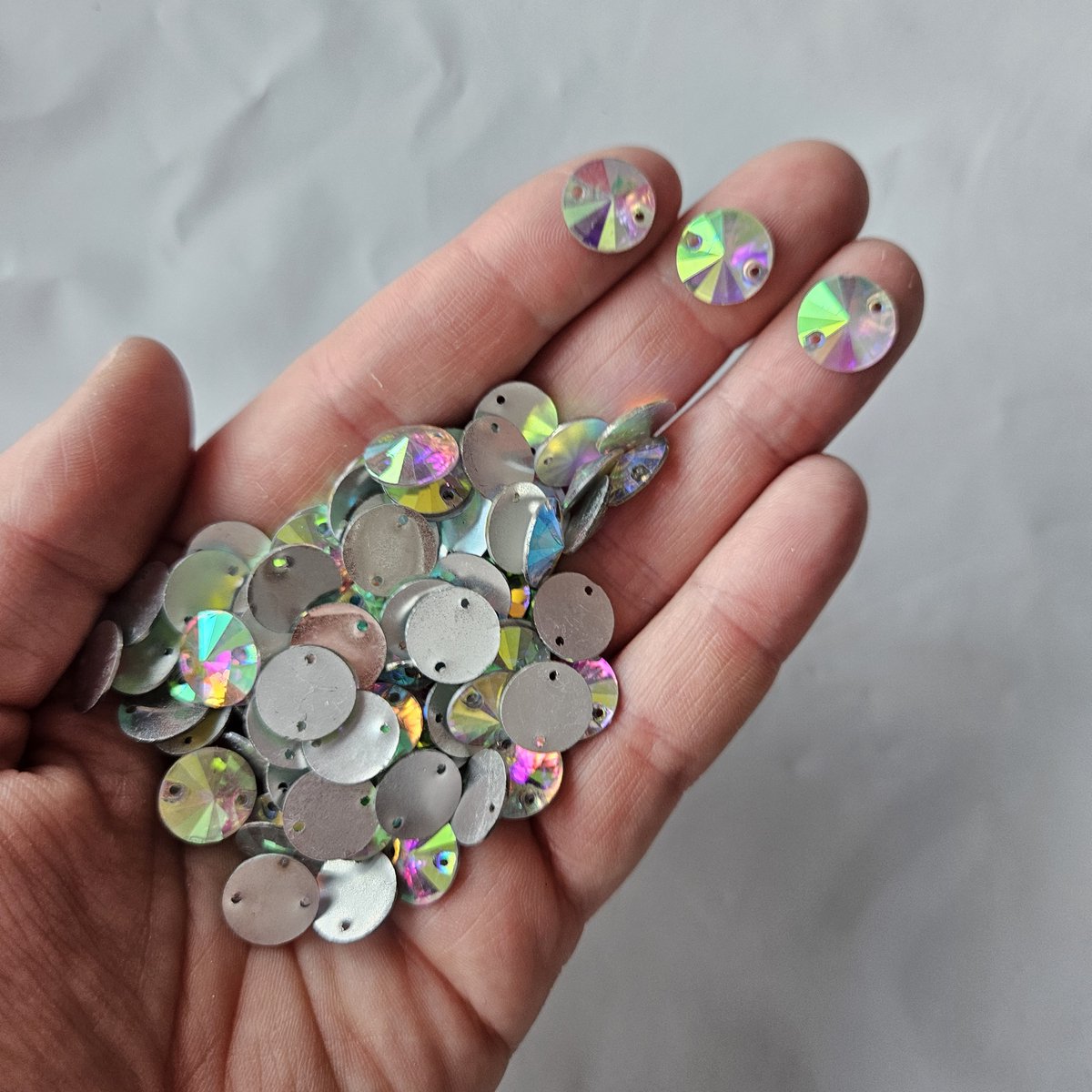 BamBella® goud kleurig - druppel Naai strass Steentjes - 100 stuks - zilver kleurig strass stenen glitters kleding versieren
