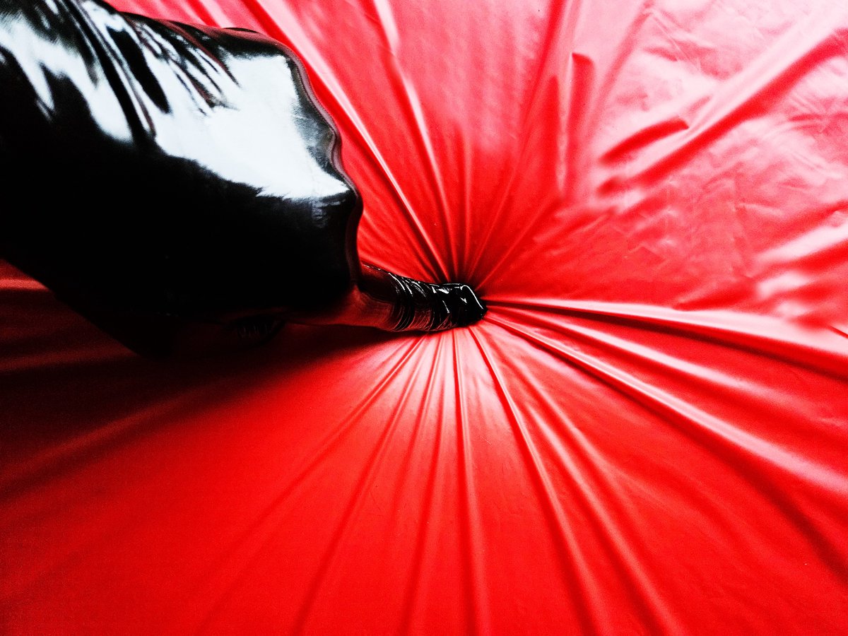 Laken  130X220 BNDGx® - Rood - Waterdicht voor bed - Seks - PVC Stof - - matras beschermer