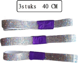 Plak lint strass steentjes 1.2 meter glitter plakband zelfklevend glitters steen hotfix lintje 10mm versieren DIY knutselen meisjes craft art scrapbook