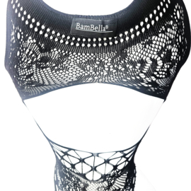 BamBella ® - Panty pak -Onesize - body suit - Dames - Onesize - Erotische jumpsuit van kant lingerie