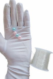 Elastische transparant rijggaren - Grote rol 100 meter - garen voor armbanden maken draad kralen elastiek hobby