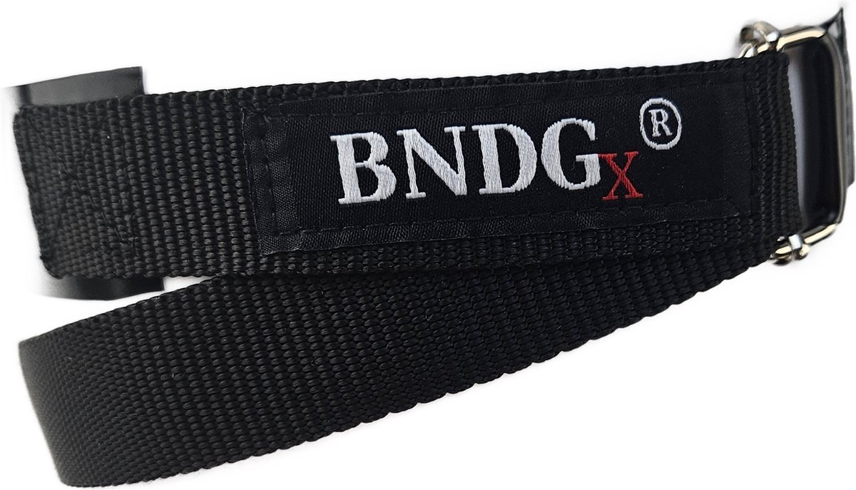BNDGx® - Oog masker BDSM - Erotiek bondage Blinddoek sex speeltje voor koppels - Zwart - Mix van LATEX en polyester