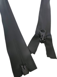 BamBella® - Rits Waterdicht - 70 cm - Deelbaar - 1 stuk - Zwart - Dik Stevig kleermaker bloktanden deelbare naaien waterproof