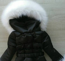 Women's  Winter Coat With Big Fur Collar Fur Faux Fur Jacket