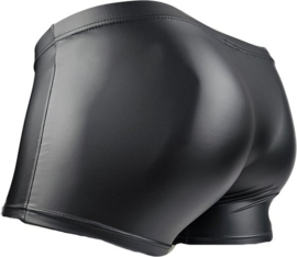BamBella ® - Boxer short   MAT glans - Zwart BDSM kleding kruisloos open kruis erotische heren kleding