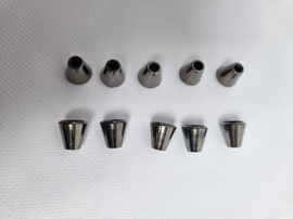 BamBella® - Koord eindkap - 10 stuks - Eind touw koord stop eindstoppers stoppers