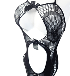 BamBella ® - Panty pak -Onesize - body suit - Dames - Onesize - Erotische jumpsuit van kant lingerie