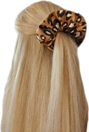 Scrunchie Groot - haar elastiek - panterprint