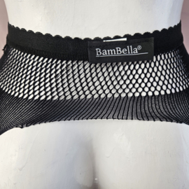 BamBella ® - Panty -Onesize - gaas maillot dunne pantys Dames - Onesize - sexy Erotische lingerie van kant