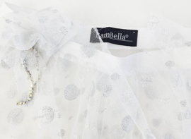 BamBella ® - Erotische nacht kleding jurkje met glitter doorzichtig kant