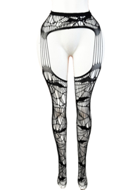 BamBella ® - Panty -Onesize - gaas maillot dunne pantys Dames - Onesize - sexy Erotische lingerie van kant