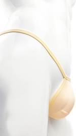 String Man - sexy Lingerie Heren  Open voorkant - Zwart mannen string Imitatie leer SM kleding