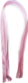 BamBella® - Rits - 70 cm - Deelbaar - 1 stuk - Licht roze - Dik Stevig kleermaker bloktanden deelbare naaien