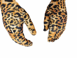 BamBella® Lange Handschoenen Panteprint onesize Lange Elastische | One Size |