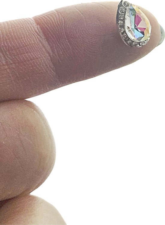 diamant steen - 1 stuk - plak steentjes kleding DIY hobby knutselen Glitter