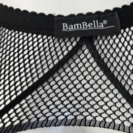 BamBella ® - Panty -Onesize - gaas maillot dunne pantys Dames - Onesize - sexy Erotische lingerie van kant