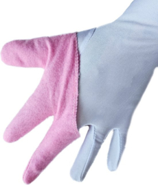 BamBella - 1X Hittebestendige handschoen Roze stijltang krultang zwart warmtebestendig bescherming hitte