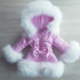 Children's coat Fur collar jacket Girls Winter coat Imitation Fur