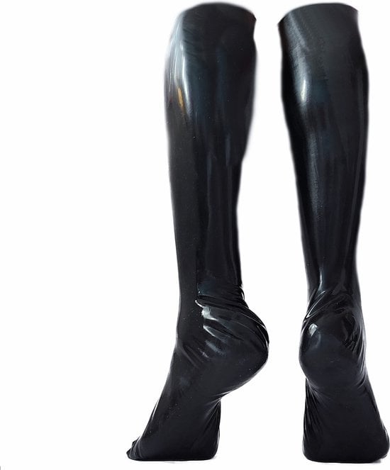 100% Latex sokken kousen - voetfetisj voeten fetish - erotisch Rubber sok voet Kort
