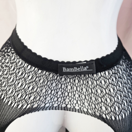 BamBella ® - Panty -Onesize - gaas maillot dunne pantys Dames - Onesize - sexy Erotische lingerie van kant