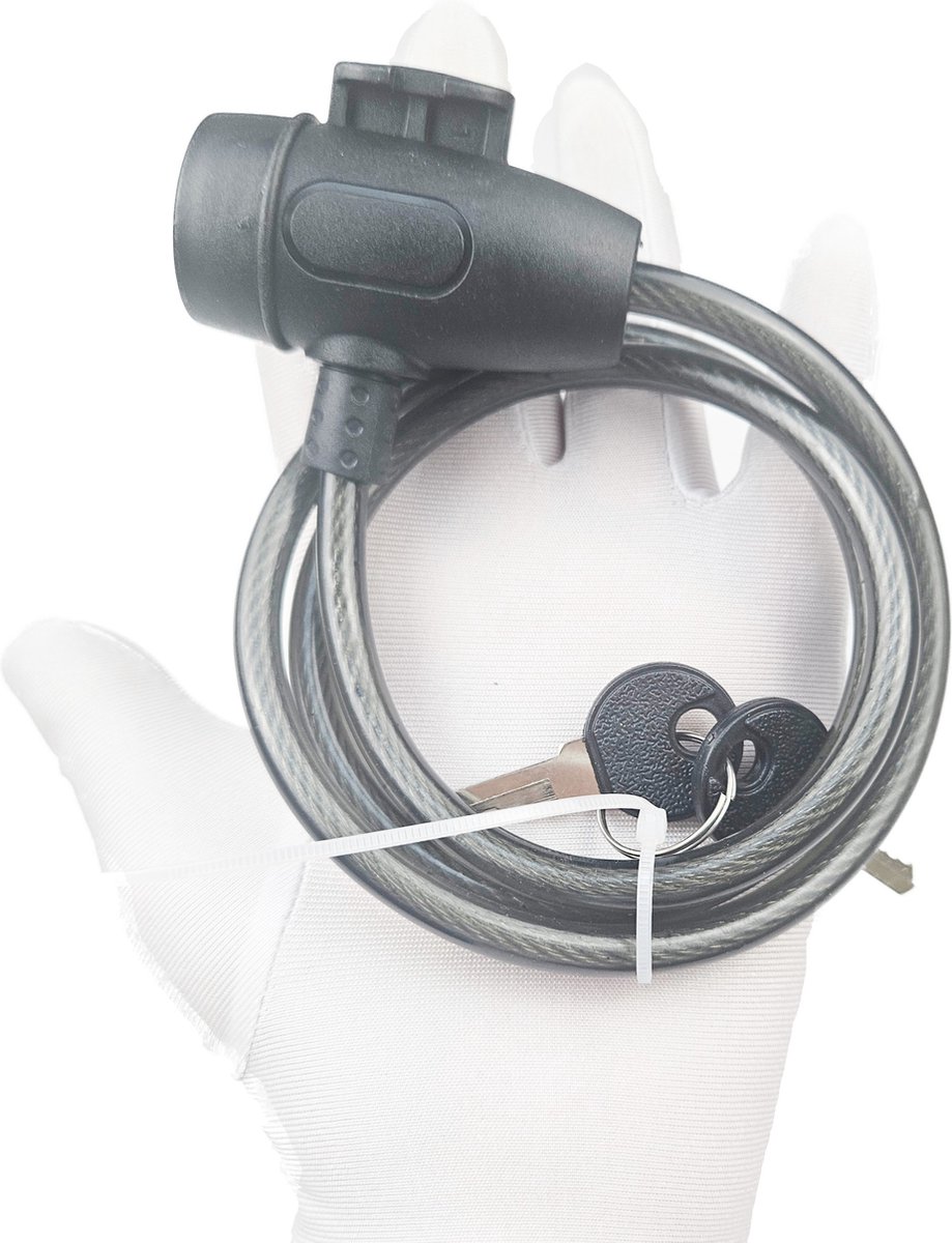 Fiets slot - met sleutel - Fietsslot kabel ring