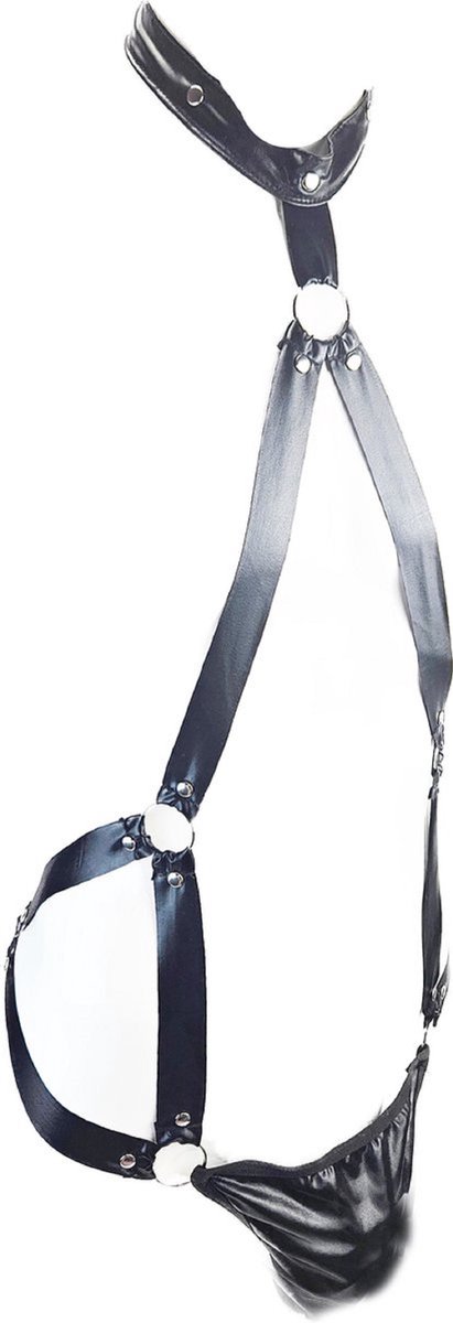 BNDGx® - Sexy Erotische bondage -XL/XXL - onderbroek onesize Heren body Zwart mannen lingerie